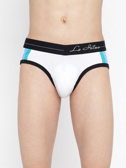 La Intimo - White Double Stripe Classic Brief
