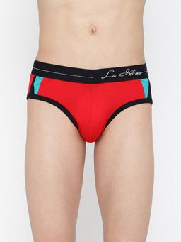 La Intimo - Red Modern Pattern Brief