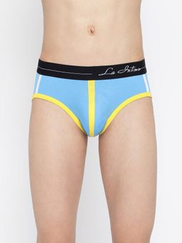 La Intimo - Blue Retro Style Brief