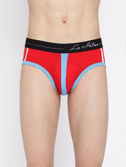 La Intimo - Red Retro Style Brief