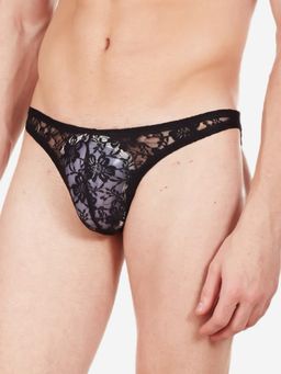 La Intimo - Lace Bikini Black Brief