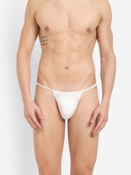 La Intimo - Transnet String White Thong Brief