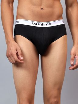 La Intimo - Black Butterly Bling Brief