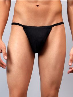 La Intimo - Black Posh Ultra Soft G-String Thong Brief