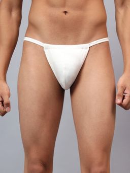 La Intimo - Cream Posh Ultra Soft G-String Thong Brief