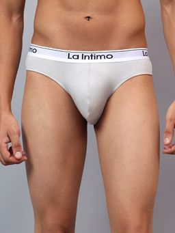 La Intimo - Grey Chosen Soft Wear Brief