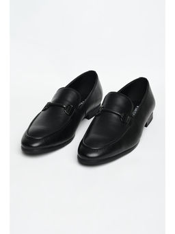 Snitch - Black Solid Formal Loafers