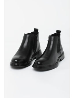 Snitch - Black Solid Casual Boots