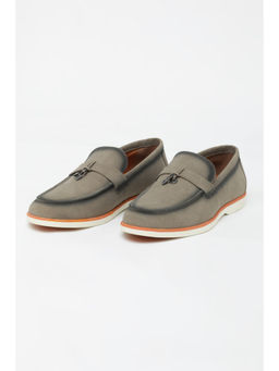 Snitch - Grey Solid Loafers