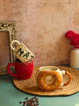 WEAVING HOMES - Multi-Color Dreamy Brew Mugs (Pack of 3)