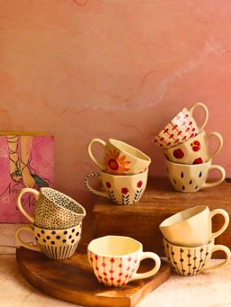 WEAVING HOMES - Multi-Color Morning Mingle Mugs (Pack of 10)