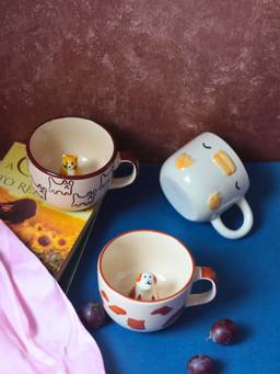 WEAVING HOMES - Multi-Color Cutest Pinteresty Mugs (Pack of 3)