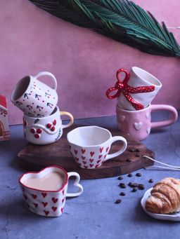 WEAVING HOMES - Multi-Color Everyday Cheer Mugs (Pack of 6)