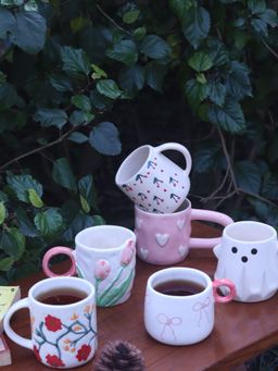 WEAVING HOMES - Multi-Color Coffee Lovers Delight Mugs (Pack of 6)