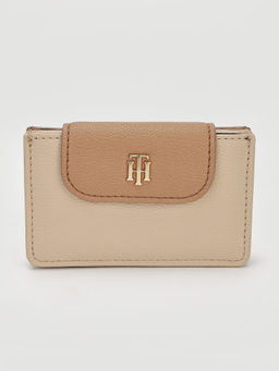 Tommy Hilfiger - Colorblock Beige Pu Wallet