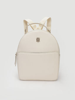Tommy Hilfiger - Solid Beige Pu Backpack