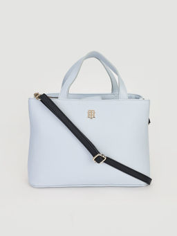 Tommy Hilfiger - Solid Blue Pu Handbag