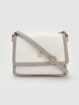 Tommy Hilfiger - Solid White Pu Sling Bag