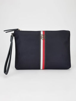 Tommy Hilfiger - Logo Blue Nylon Pouch