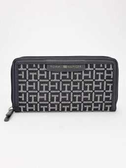 Tommy Hilfiger - Logo Blue Polyester Wallet