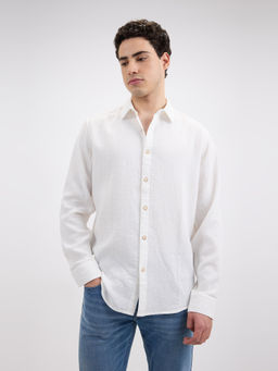 Pepe Jeans - Men White Full Sleeve Shirt