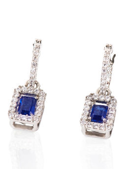 Juicy Couture - Silver Selena Blue Earrings