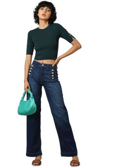 ONLY - Women Solid Blue Jeans