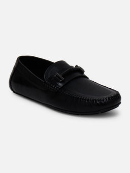 EZOK - Mens Casual Slip On Casual Loafers Black