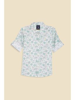 Allen Solly - Boys Multi-Color Floral Print Shirt