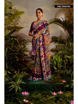 Baise Gaba - Samandar Saree with Stitched Blouse