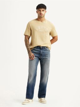 Levi's - Mens 555 Blue Loose Fit Mid Rise Jeans