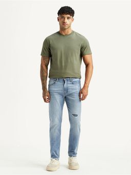 Levi's - Mens 512 Light Blue Slim Tapered Fit Mid Rise Jeans