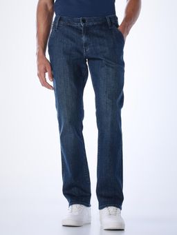 Jack & Jones - Mens Regular Fit Dark Blue Jeans