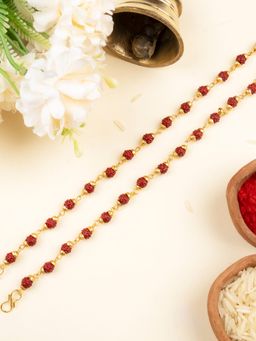 STILEADDA - Bhai Designer Rakhis with Roli Chawal for Raksha Bandhan (Pack of 2)