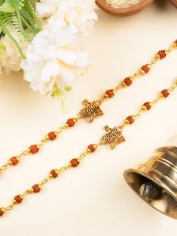 STILEADDA - Bhai Designer Rakhis with Roli Chawal for Raksha Bandhan (Pack of 2)