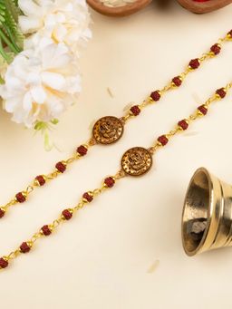 STILEADDA - Bhai Designer Rakhis with Roli Chawal for Raksha Bandhan (Pack of 2)