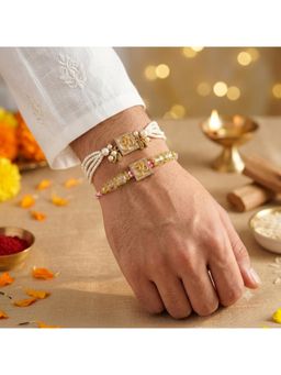 SHILLYN - Divine Om Gold-Plated Rakhis (Pack of 2)