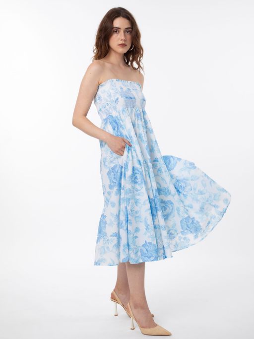 Buy RAREISM Rosen Flared Tube Dress Online