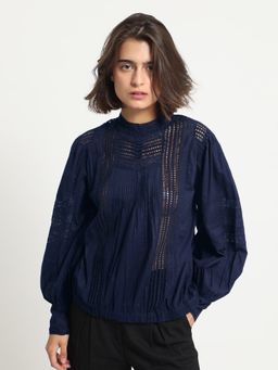 RAREISM - Schwan Ballon Sleeve Blouse Top
