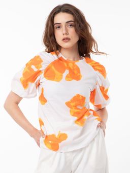 RAREISM - Sporn Botanical Print Blouse Top