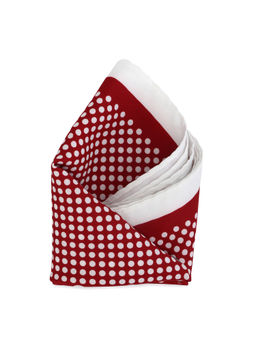 Calvadoss - Maroon Premium Printed Pocket Square