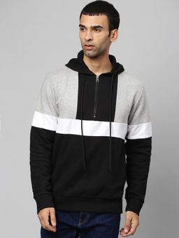 Campus Sutra - Men Colorblock Full Sleeve Stylish Casual Sweatshirts