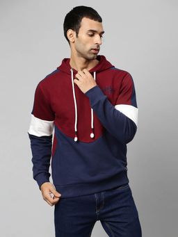Campus Sutra - Men Colorblock Full Sleeve Stylish Casual Sweatshirts