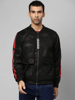 Campus Sutra - Men Self Desgign Full Sleeve Stylish Windcheater Jacket