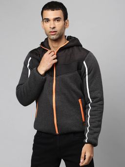 Campus Sutra - Men Solid Full Sleeve Stylish Windcheater Jacket