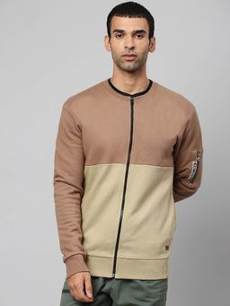 Campus Sutra - Men Colorblock Full Sleeve Stylish Casual Sweatshirts