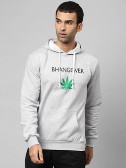 Campus Sutra - Men Printed Full Sleeve Stylish Casual Hooded Sweatshirts