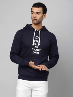 Campus Sutra - Men Printed Full Sleeve Stylish Casual Hooded Sweatshirts