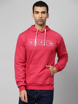 Campus Sutra - Men Printed Full Sleeve Stylish Casual Hooded Sweatshirts