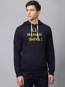 Campus Sutra - Men Printed Full Sleeve Stylish Casual Hooded Sweatshirts